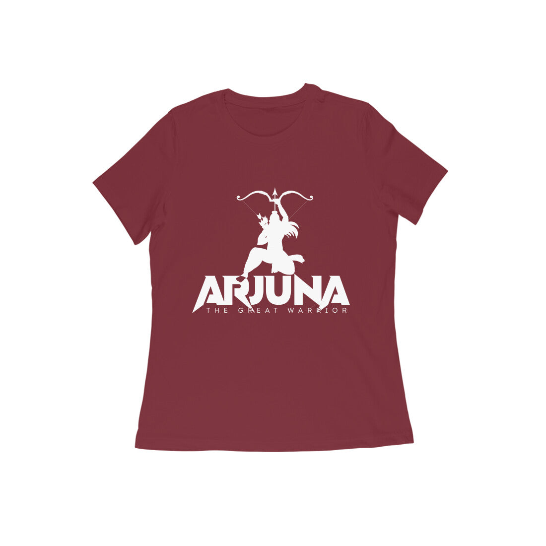 Arjuna: The Great Warrior Half Sleeve T-shirt (W)