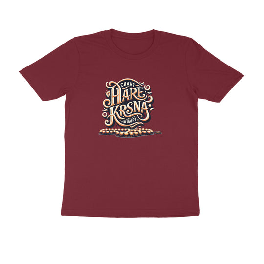 Chant Hare Krsna and Be Happy Half Sleeve T-shirt