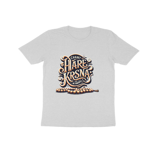 Chant Hare Krsna and Be Happy Half Sleeve T-shirt (K)