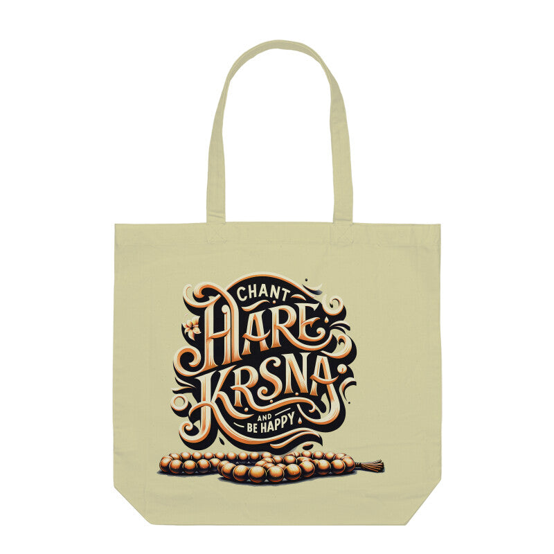 Chant Hare Krsna and Be Happy Tote Bag