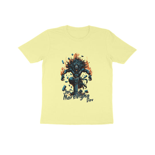 Jai Narsingha Dev Half Sleeve T-shirt (K)