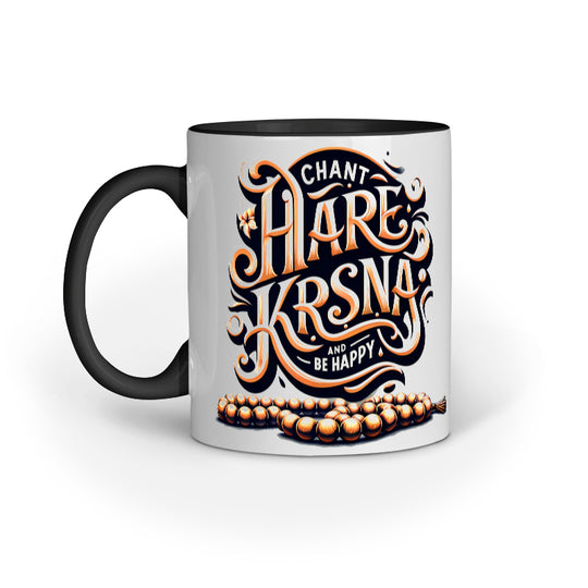 Chant Hare Krsna and Be Happy Ceramic Mug