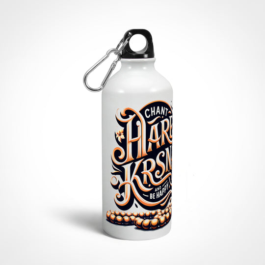 Chant Hare Krsna and Be Happy Sipper Bottle