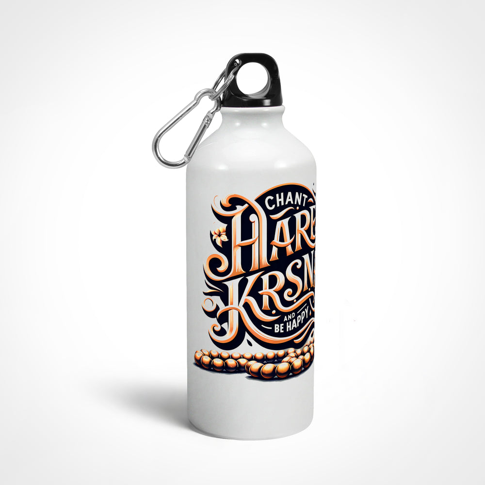 Chant Hare Krsna and Be Happy Sipper Bottle